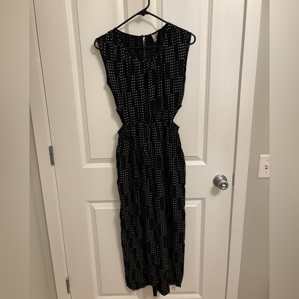 ASOS Black and White polka dot jumpsuit